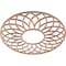 Ekena Millwork Cannes Wood Fretwork Pierced Ceiling Medallion, Cherry, 18"OD x 6 1/8"ID x 3/8"T CMWP18X18X0375CNCH - alternate 5